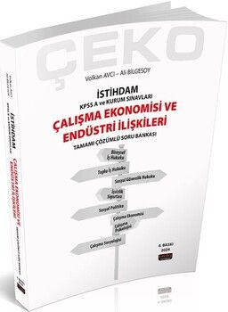 Savaş Yayınları İstihdam ÇEKO Çalışma Ekonomisi ve Endüstri İlişkileri Soru Bankası