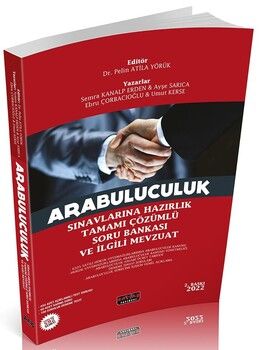 Savaş Yayınları Arabuluculuk Sınavlarına Hazırlık Çözümlü Soru Bankası ve İlgili Mevzuat