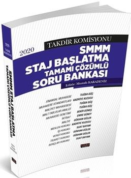 Savaş Yayınları SMMM Staj Başlatma Tamamı Çözümlü Soru Bankası