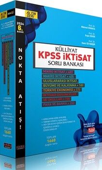 Savaş Yayınları 2024 Külliyat KPSS İktisat Soru Bankası