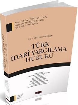  Savaş Yayınları İİBF SBF MYO lar İçin Türk İdari Yargılama Hukuku