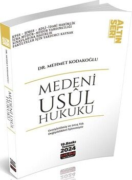 Savaş Yayınları Medeni Usul Hukuku Konu Anlatımı