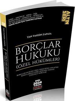  Savaş Yayınları Borçlar Hukuku Özel Hükümler Konu Anlatımı