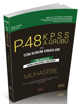 Savaş Yayınları P48 KPSS A Grubu ve Tüm Kurum Sınavları Muhasebe Konu Anlatımlı