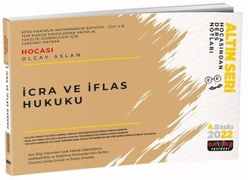Savaş Yayınları İcra ve İflas Hukuku Hocasından Ders Notları