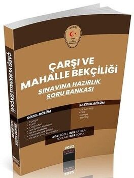 Savaş Yayınları 2022 Çarşı ve Mahalle Bekçiliği Sınavına Hazırlık Soru Bankası