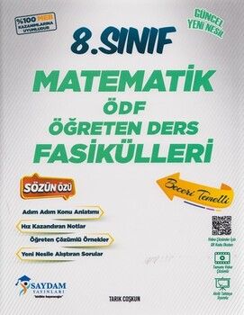 Saydam Yayınları 8. Sınıf Matematik ÖDF Öğreten Ders Fasikülleri