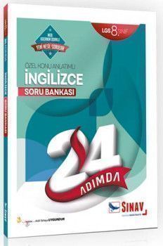 Sınav Yayınları 8. Sınıf LGS İngilizce 24 Adımda Özel Konu Anlatımlı Soru Bankası