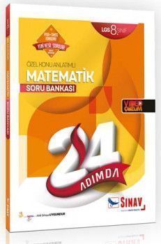 Sınav Yayınları 8. Sınıf LGS Matematik 24 Adımda Özel Konu Anlatımlı Soru Bankası