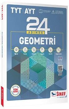 Sınav Yayınları TYT AYT Geometri 24 Adımda Konu Anlatımlı Soru Bankası