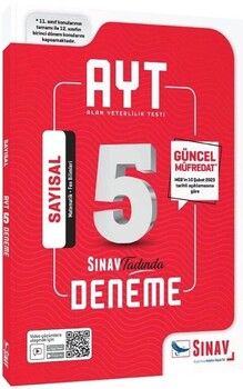 Sınav Yayınları AYT Sayısal 5 Deneme