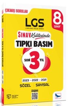 Sınav Yayınları Sınav Kalitesinde 8. Sınıf LGS Son 3 Yıl Tıpkı Basım Çıkmış Sorular ve Çözümleri