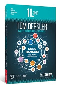 Sınav Yayınları 11. Sınıf Tüm Dersler Eşit Ağırlık Sözel Soru Bankası