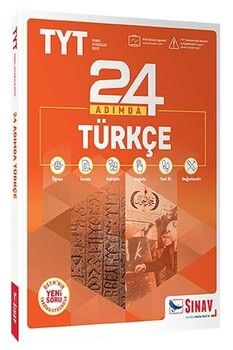 Sınav Yayınları 2022 TYT Türkçe 24 Adımda Konu Anlatımlı Soru Bankası