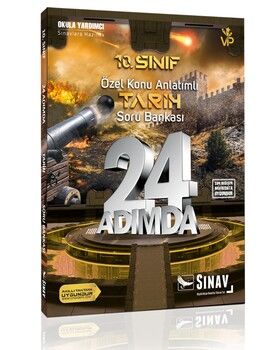 Sınav Yayınları 10. Sınıf Tarih 24 Adımda Özel Konu Anlatımlı Soru Bankası