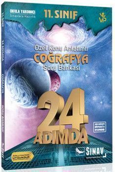  Sınav Yayınları 11. Sınıf Coğrafya 24 Adımda Özel Konu Anlatımlı Soru Bankası