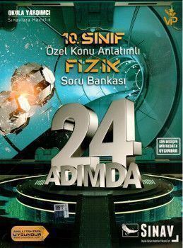 Sınav Yayınları 10. Sınıf Fizik 24 Adımda Özel Konu Anlatımlı Soru Bankası