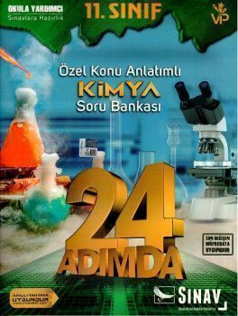 Sınav Yayınları 11. Sınıf Kimya 24 Adımda Özel Konu Anlatımlı Soru Bankası