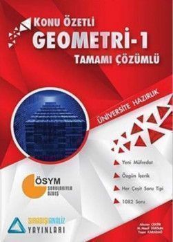 Sıradışıanaliz Yayınları TYT Geometri 1 Konu Özetli Tamamı Çözümlü Soru Bankası