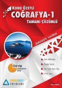 Sıradışıanaliz Yayınları TYT Coğrafya 1 Konu Özetli Tamamı Çözümlü Soru Bankası