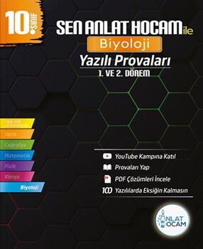 Sen Anlat Hocam 10. Sınıf Biyoloji Yazılı Provaları