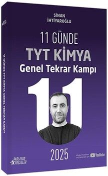 Sinan İhtiyaroğlu 2025 11 Günde TYT Kimya Genel Tekrar Kampı Video Ders Takip Kitabı
