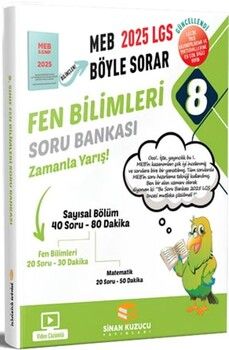 Sinan Kuzucu 2025 8. Sınıf LGS Fen Bilimleri Soru Bankası