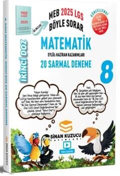 Sinan Kuzucu 2025 8. Sınıf LGS Matematik İkinci Doz 20 Sarmal Deneme
