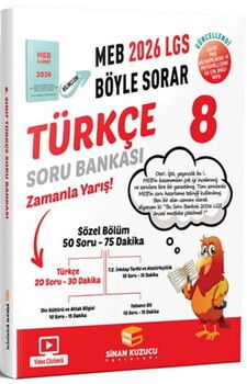 Sinan Kuzucu 2026 8. Sınıf Türkçe LGS MEB Böyle Sorar Soru Bankası