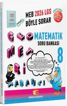 Sinan Kuzucu 2026 8. Sınıf Geometri Tabanlı Matematik Soru Bankası