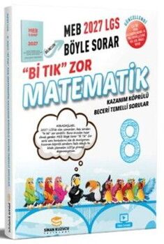 Sinan Kuzucu 2027 8. Sınıf Bi Tık Zor Matematik Soru Bankası