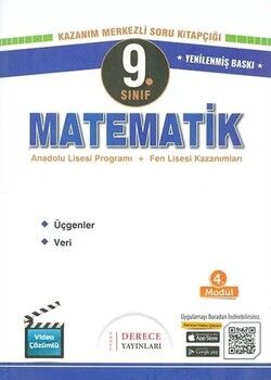 Sonuç Derece Yayınları 9. Sınıf Matematik Üçgenler ve Veri Soru Bankası