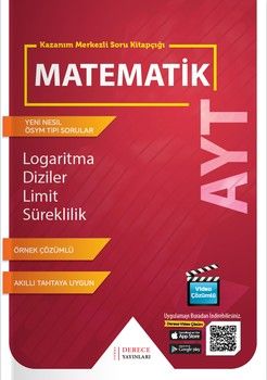 Sonuç Derece Yayınları AYT Logaritma Diziler Limit Süreklilik