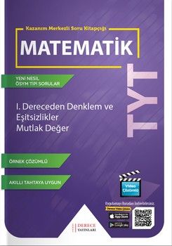 Sonuç Derece Yayınları TYT I.Dereceden Denklem ve Eşitsizlikler Mutlak Değer