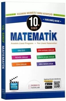 Sonuç Derece Yayınları 10. Sınıf Matematik Kazanım Merkezli Soru Kitapçığı Modüler Set