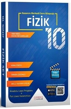 Sonuç Derece Yayınları 10. Sınıf Fizik Kazanım Merkezli Soru Kitapçığı Soru Bankası