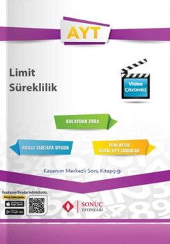 Sonuç Yayınları AYT Limit ve Süreklilik Soru Kitapçığı