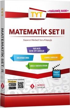 Sonuç Yayınları TYT Matematik Modüler Set 2 Kazanım Merkezli Soru Bankası