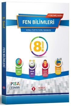 Sonuç Yayınları 8. Sınıf Fen Bilimleri Konu Özetli Soru Bankası Yenilenmiş Baskı