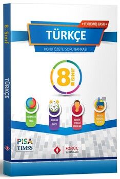 Sonuç Yayınları 8. Sınıf Türkçe Konu Özetli Soru Bankası Yenilenmiş Baskı