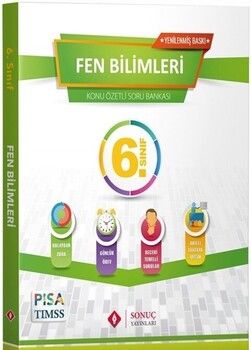 Sonuç Yayınları 6. Sınıf Fen Bilimleri Kazanım Merkezli Soru Kitapçığı Seti Yenilenmiş Baskı