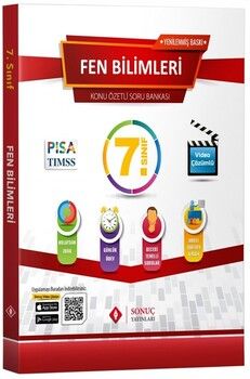 Sonuç Yayınları 7. Sınıf Fen Bilimleri Kazanım Merkezli Soru Kitapçığı Seti Yenilenmiş Baskı