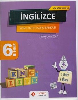Sonuç Yayınları 6. Sınıf İngilizce Kazanım Merkezli Soru Kitapçığı Seti Yenilenmiş Baskı