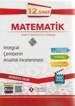 Sonuç Yayınları 12. Sınıf İntegral Çemberin Analitik İncelenmesi Kazanım Merkezli Soru Kitapçığı