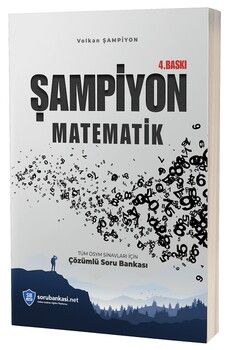 Soru Bankası Net Yayınları Tüm Sınavlar Şampiyon Matematik Soru Bankası Çözümlü 4. Baskı