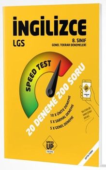 Speed Up Publıshıng 8. Sınıf LGS Speed Test