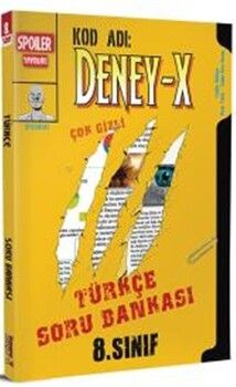 Spoiler Yayınları 8. Sınıf LGS Türkçe Deney X Soru Bankası