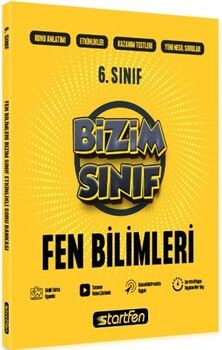 Startfen Yayınları 6. Sınıf Fen Bilimleri Bizim Sınıf Etkinlikli Soru Bankası
