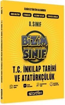 Startfen Yayınları 8. Sınıf T.C. İnkılap Tarihi ve Atatürkçülük Bizim Sınıf Etkinlikli Soru Bankası