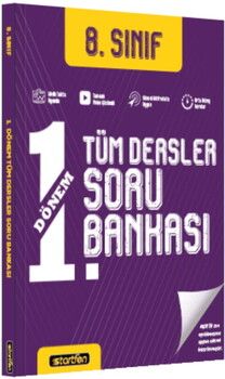 Startfen Yayınları 8. Sınıf Tüm Dersler 1. Dönem Soru Bankası